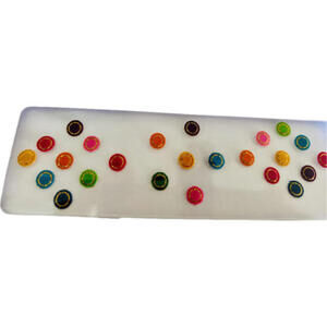 TWO Pack Bindi Face Stick-ons with Sparkle Dust Colorful BodyArt Tattoo Stickers